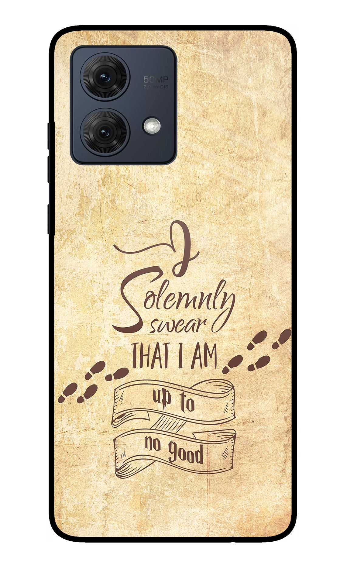 I Solemnly swear that i up to no good Moto G54 5G Glass Case