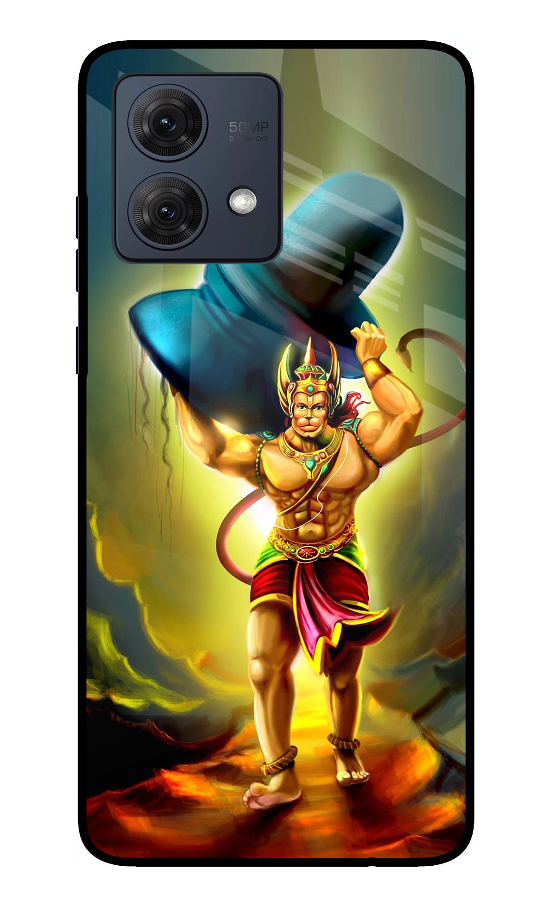 Lord Hanuman Moto G54 5G Glass Case