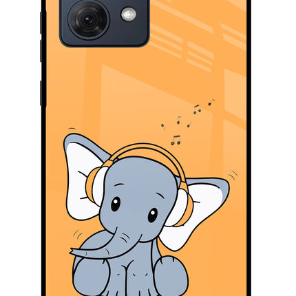 High On Music Moto G54 5G Glass Case Back Cover by Casekaro