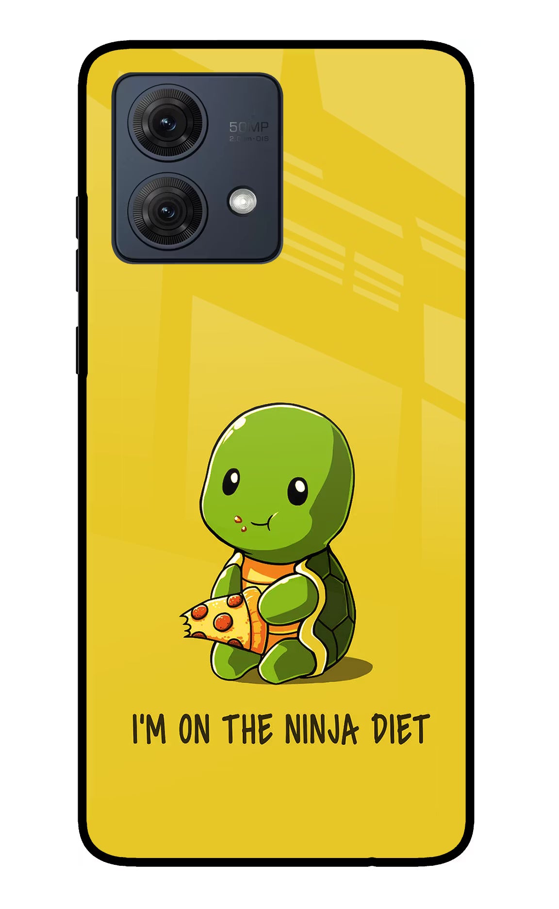 I'm on Ninja Diet Moto G54 5G Glass Case Back Cover by Casekaro