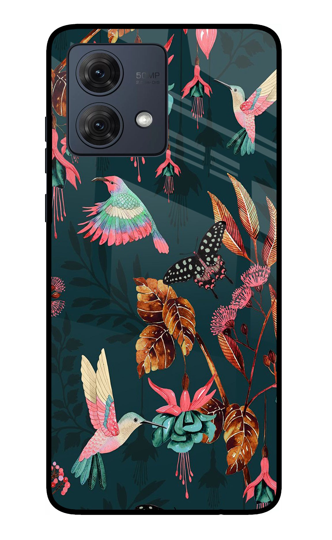 Birds Moto G54 5G Glass Case