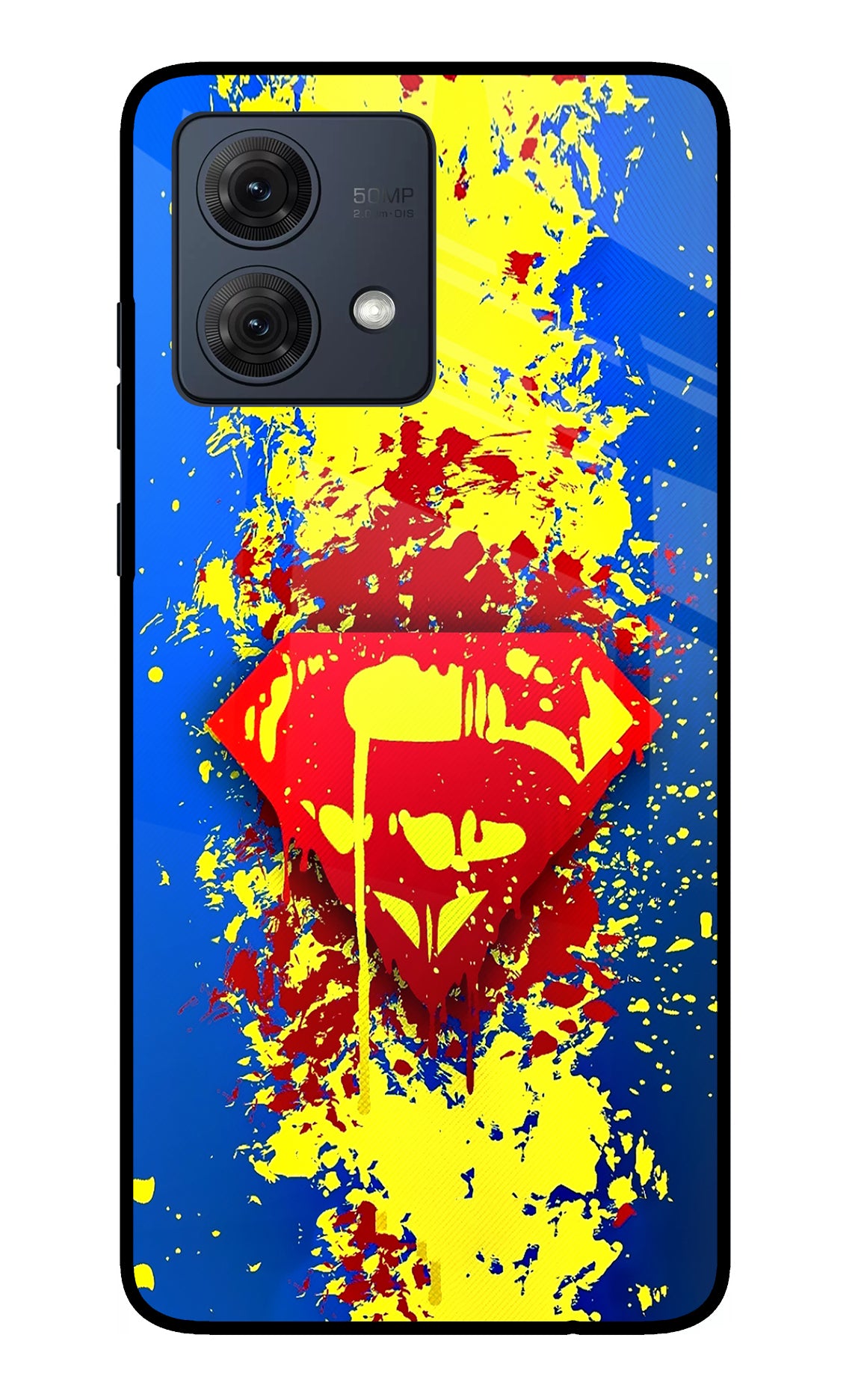 Superman logo Moto G54 5G Glass Case