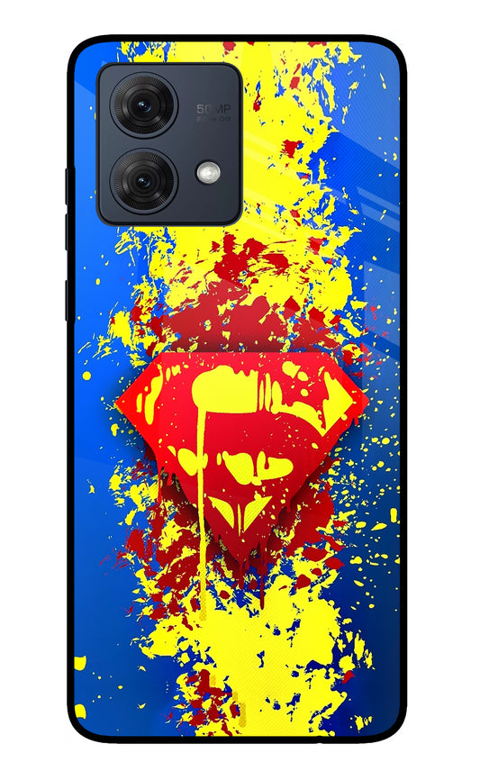 Superman logo Moto G54 5G Glass Case