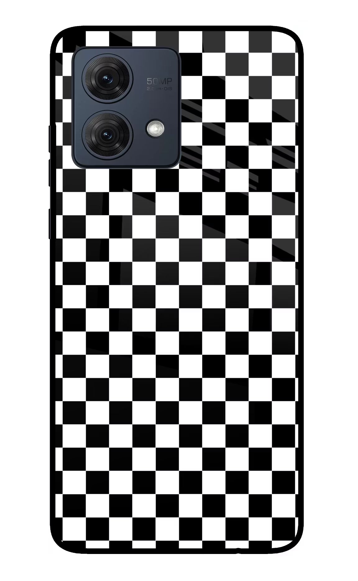 Chess Board Moto G54 5G Glass Case Back Cover by Casekaro