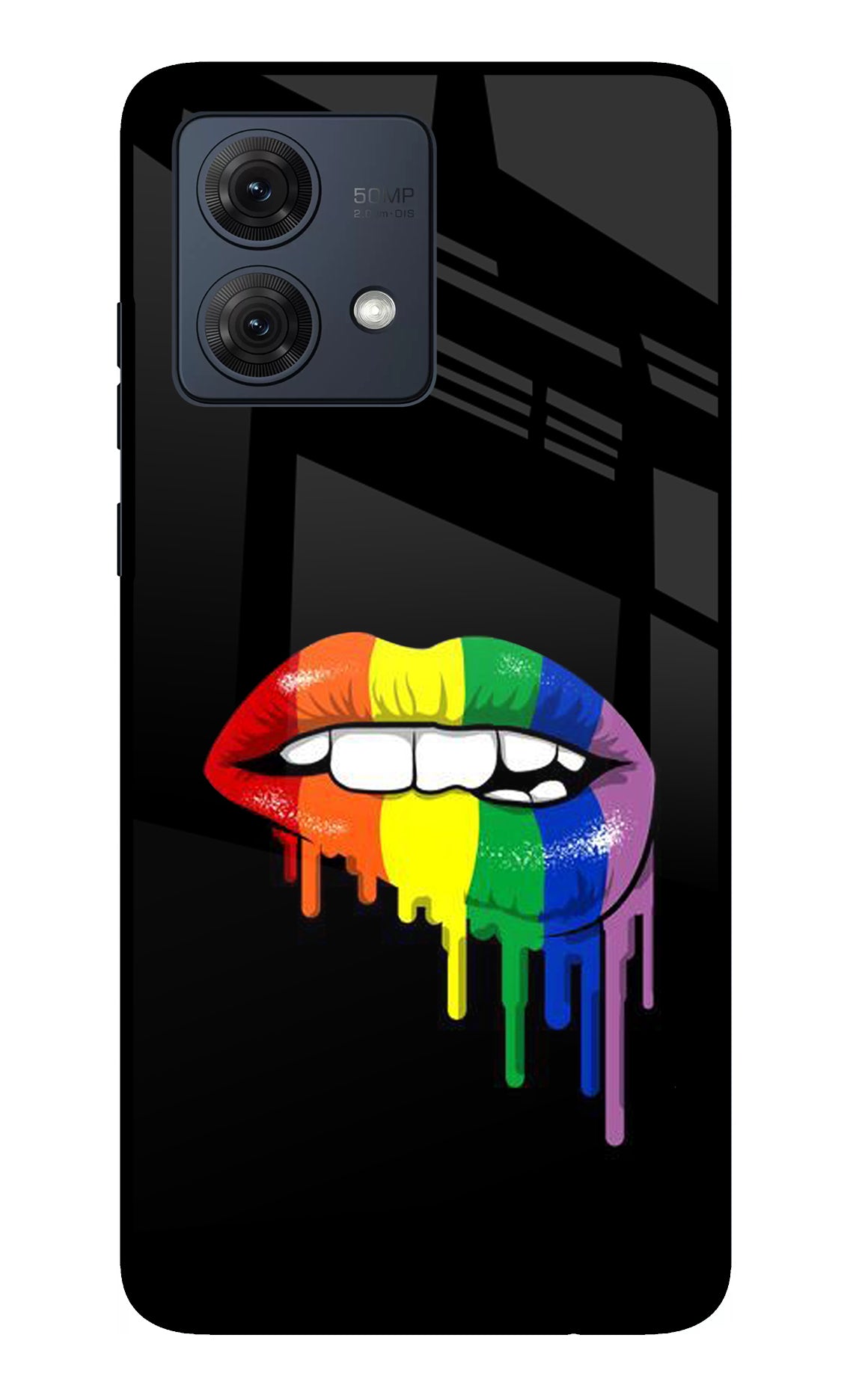 Lips Biting Moto G54 5G Glass Case