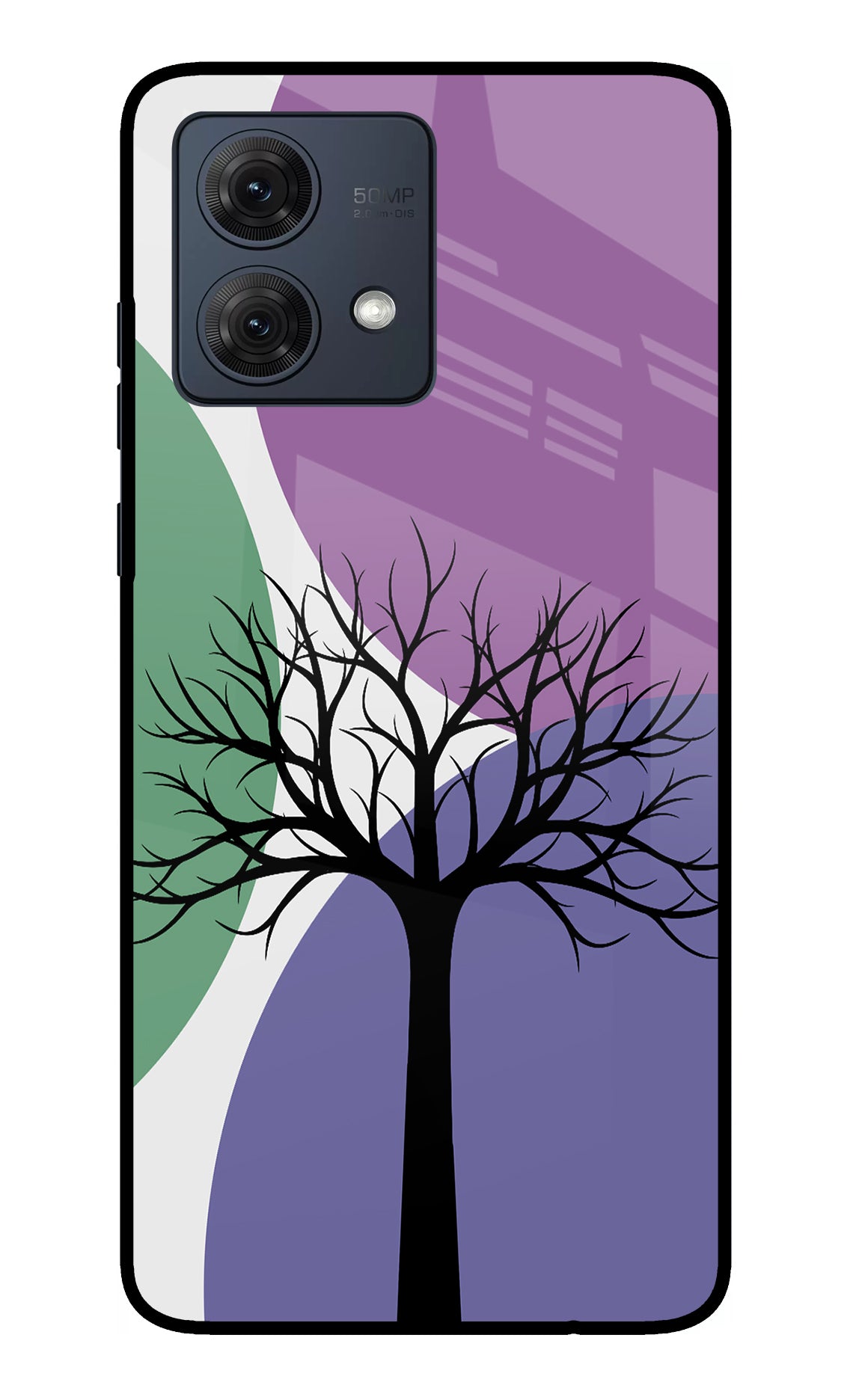 Tree Art Moto G54 5G Glass Case