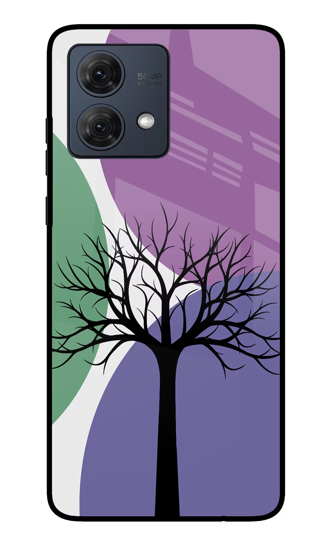 Tree Art Moto G54 5G Glass Case Back Cover by Casekaro