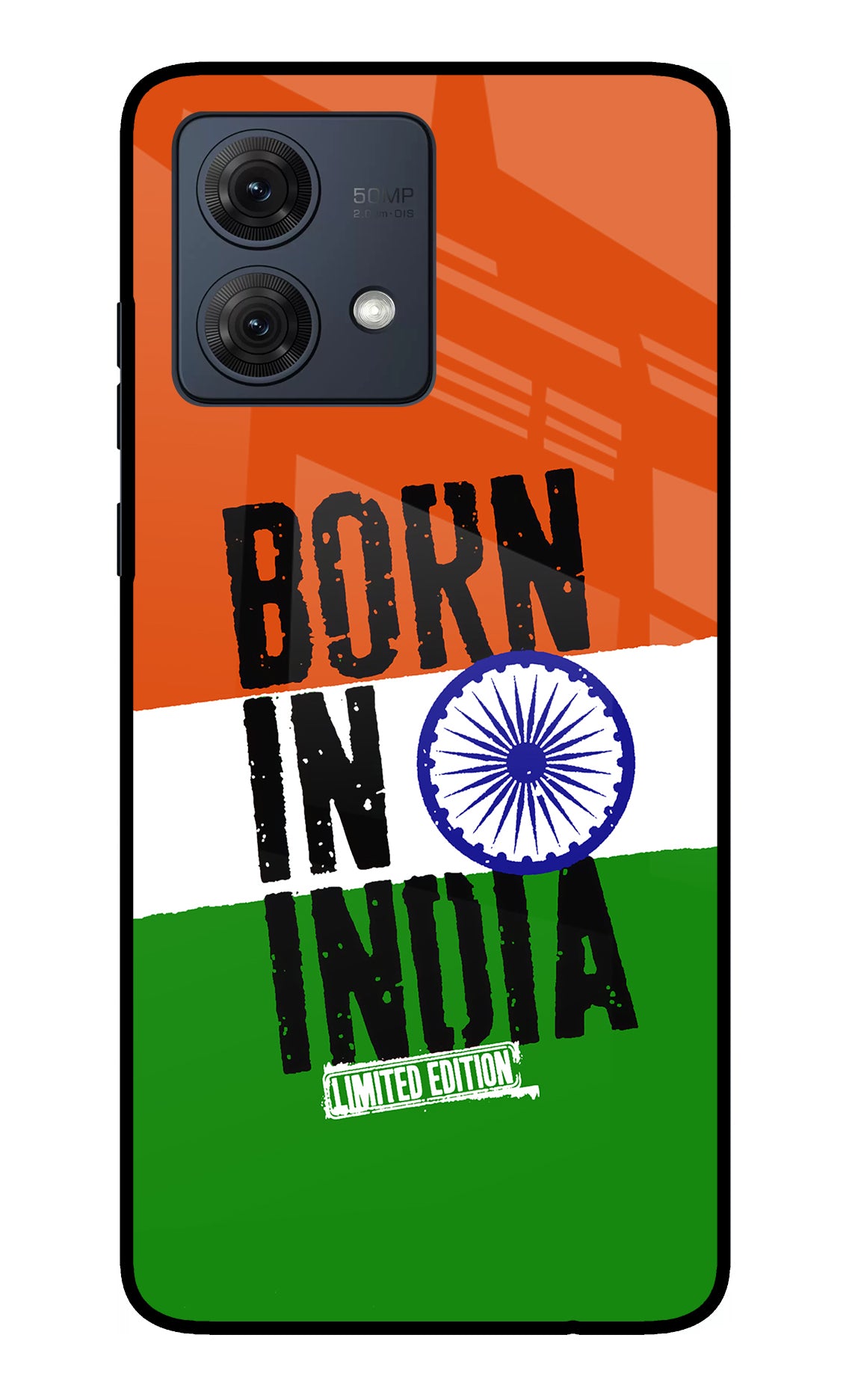 Born in India Moto G54 5G Glass Case