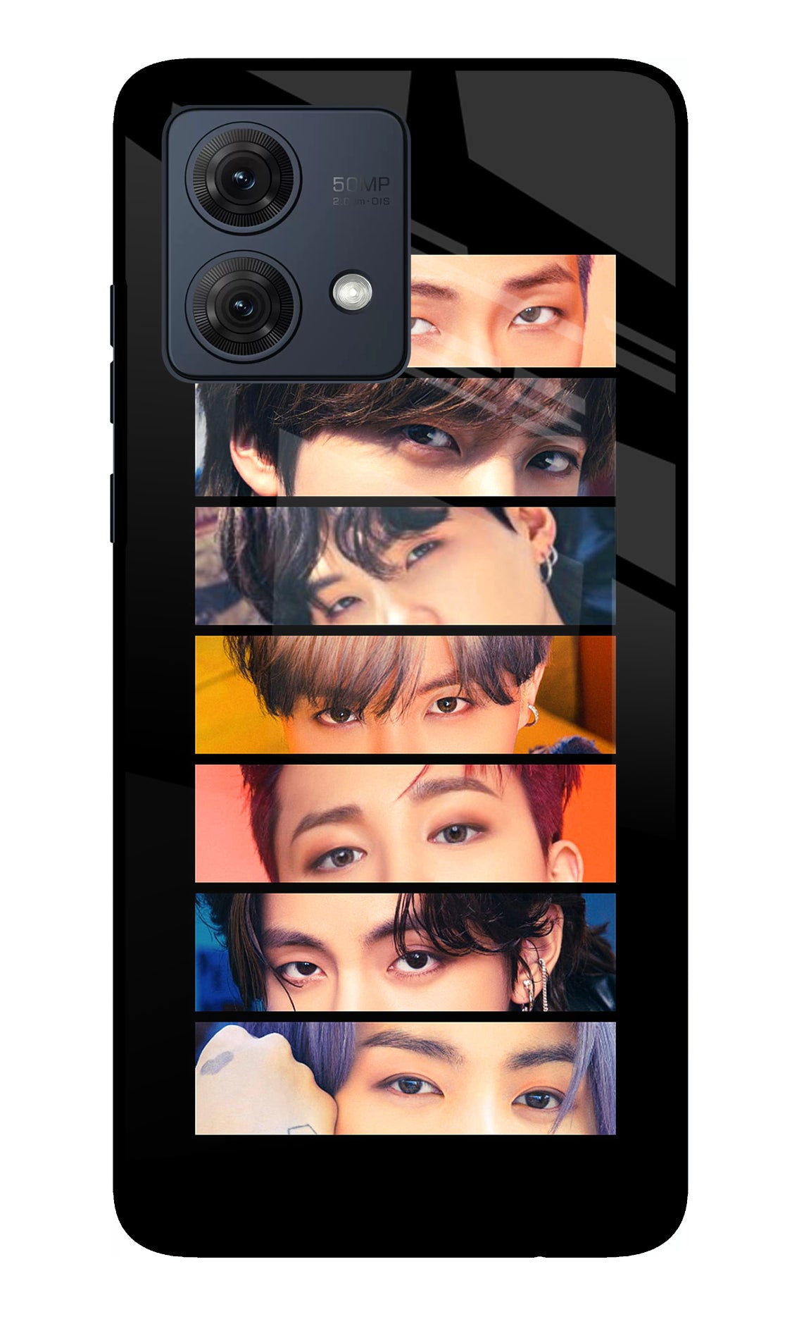 BTS Eyes Moto G54 5G Glass Case