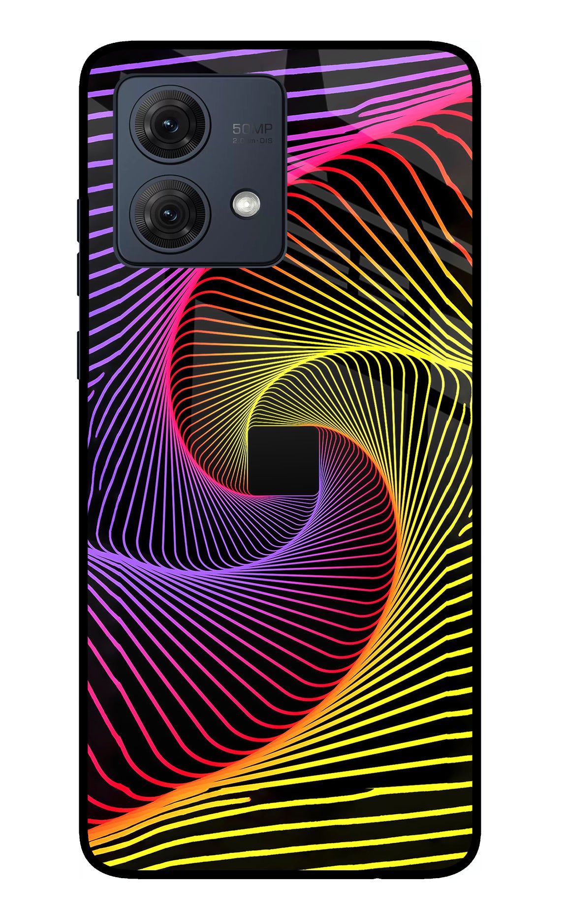 Colorful Strings Moto G54 5G Glass Case