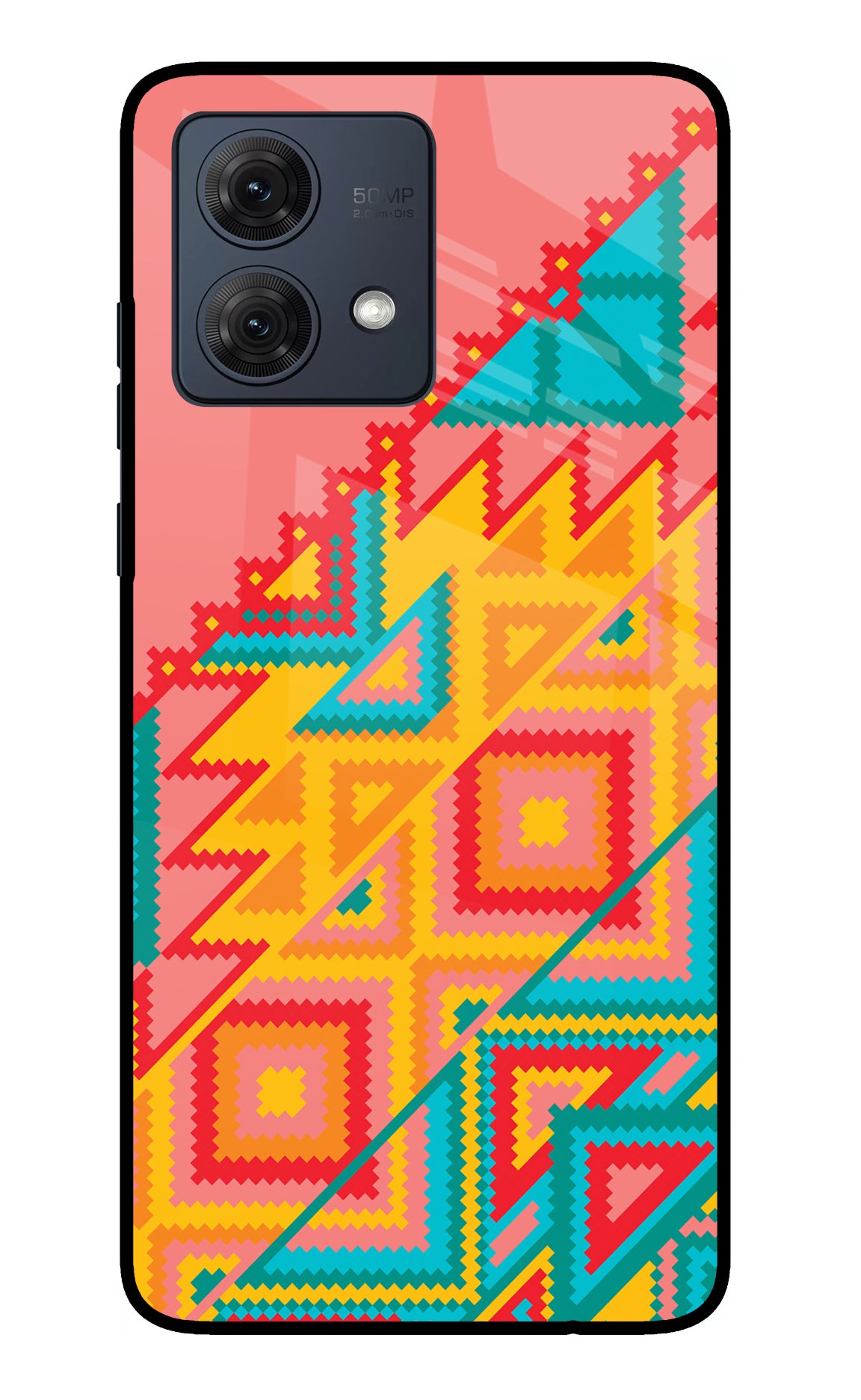 Aztec Tribal Moto G54 5G Glass Case