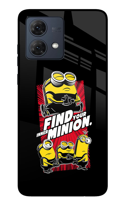 Find your inner Minion Moto G54 5G Glass Case