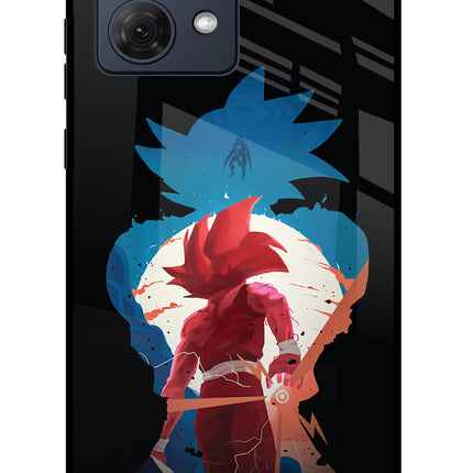 Goku Moto G54 5G Glass Case Back Cover by Casekaro