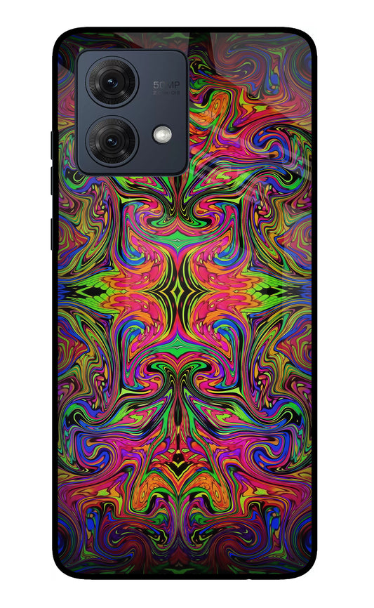 Psychedelic Art Moto G54 5G Glass Case