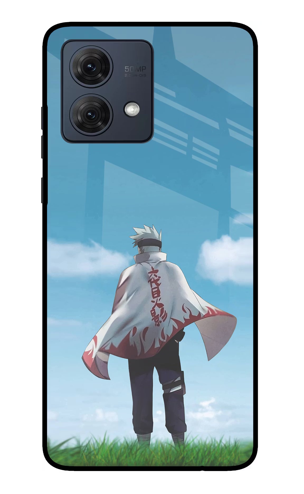 Kakashi Moto G54 5G Glass Case Back Cover by Casekaro