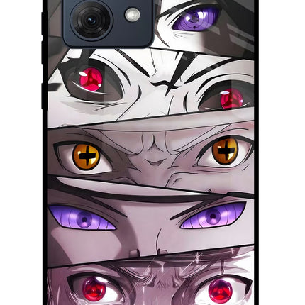 Naruto Anime Moto G54 5G Glass Case Back Cover by Casekaro