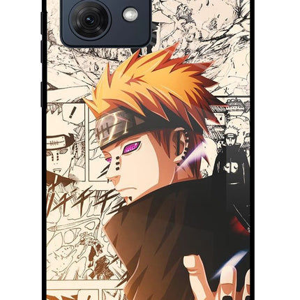Pain Anime Moto G54 5G Glass Case Back Cover by Casekaro