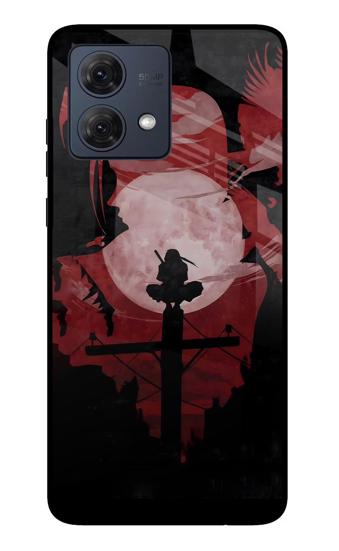 Naruto Anime Moto G54 5G Glass Case Back Cover by Casekaro