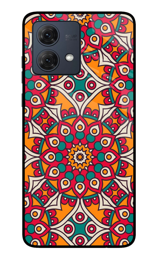 Mandala Art Moto G54 5G Glass Case