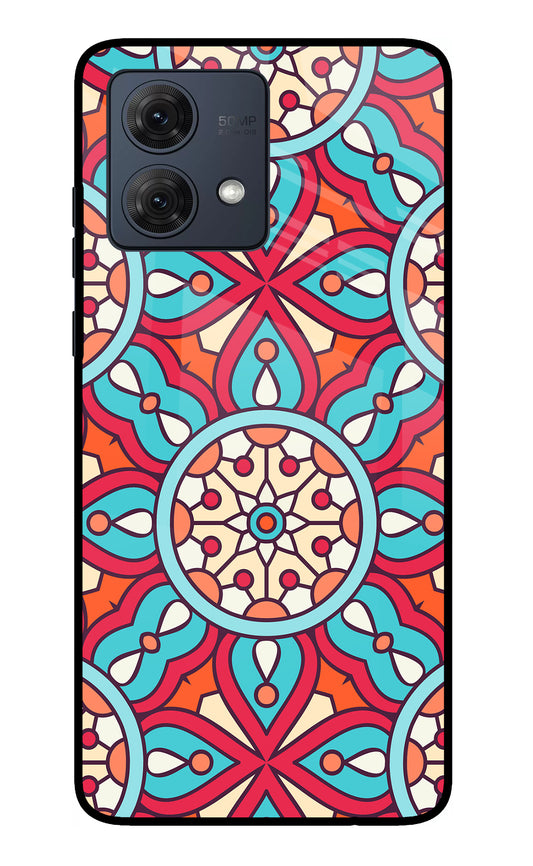 Mandala Geometric Moto G54 5G Glass Case