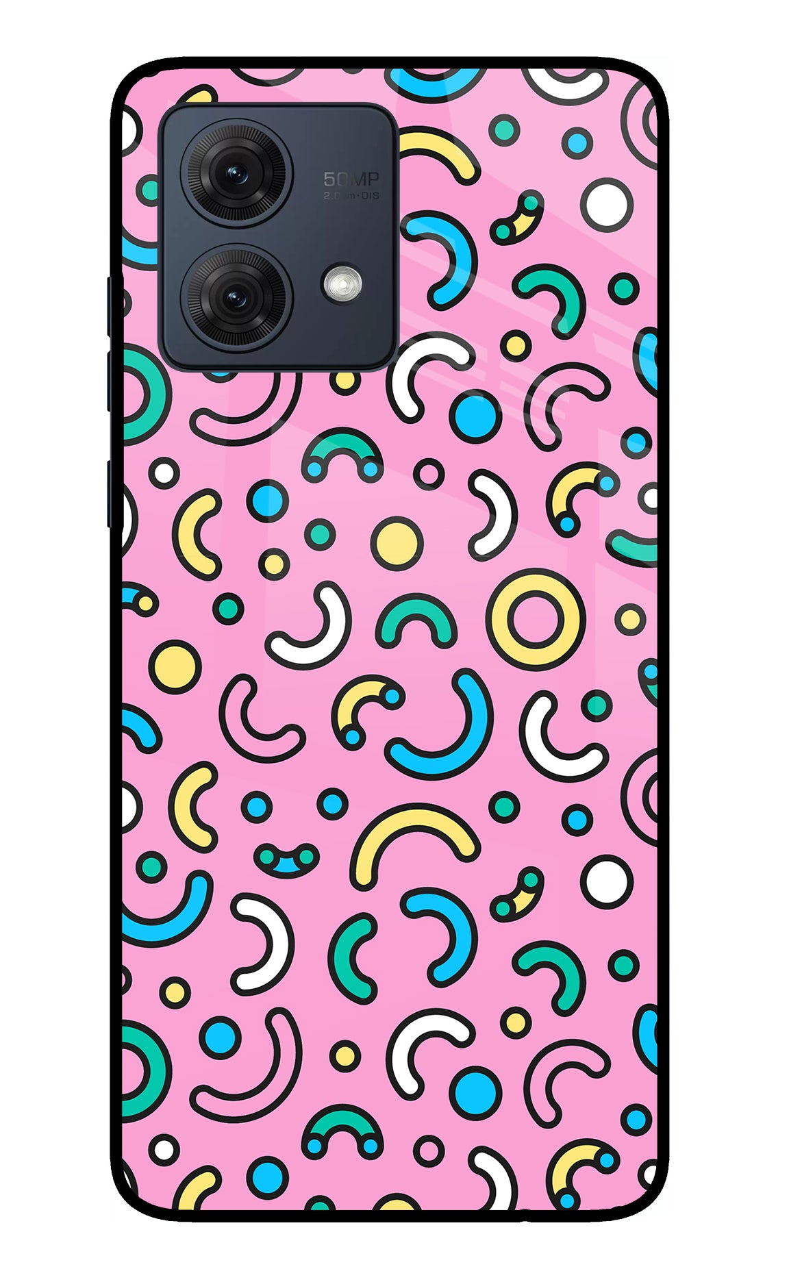 Memphis Design Moto G54 5G Back Cover