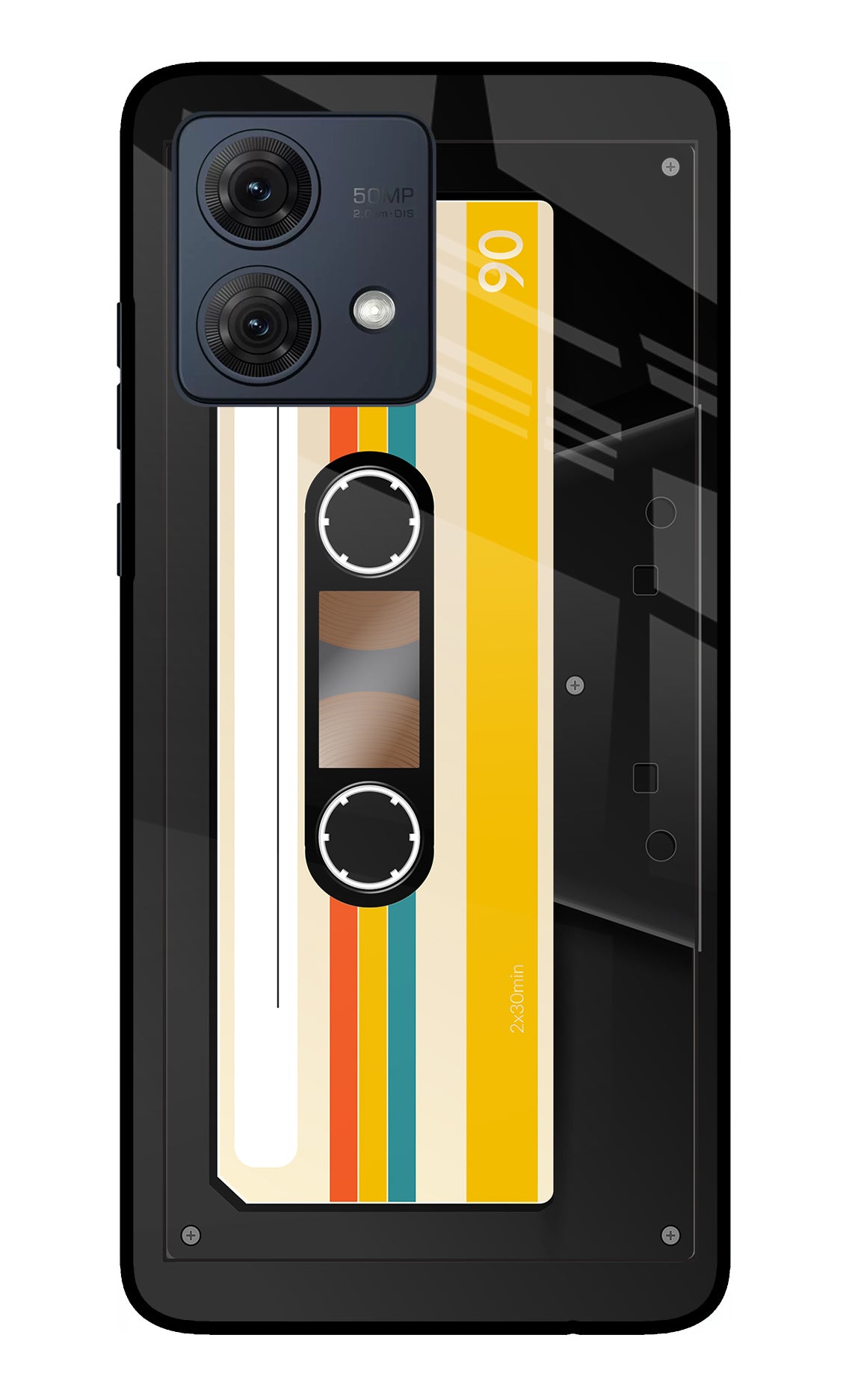 Tape Cassette Moto G54 5G Glass Case