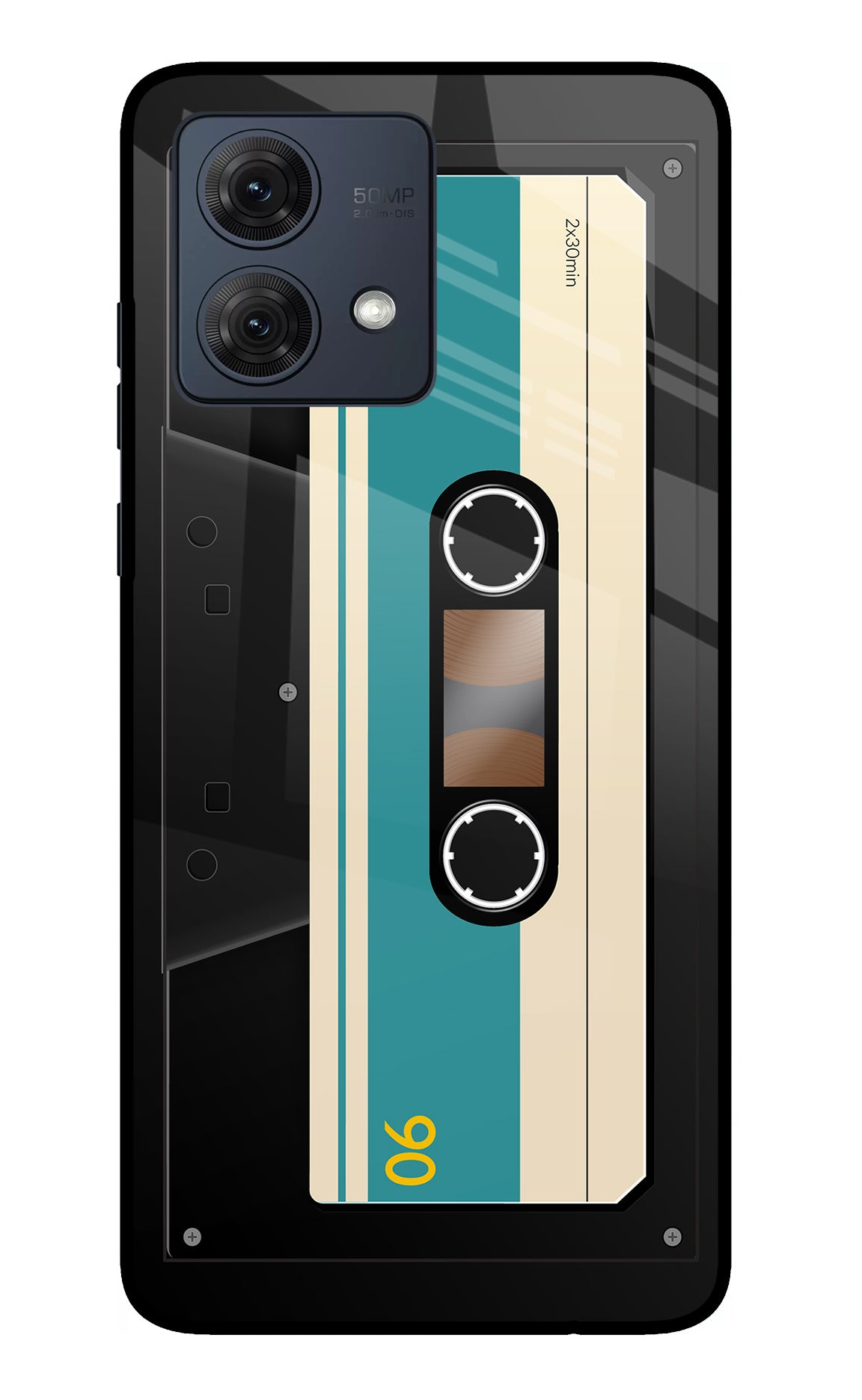 Cassette Moto G54 5G Glass Case