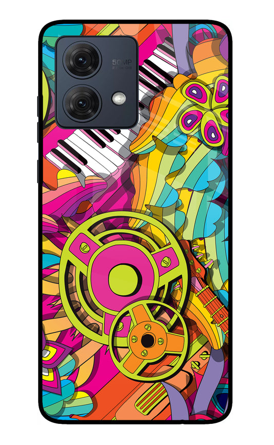 Music Doodle Moto G54 5G Glass Case