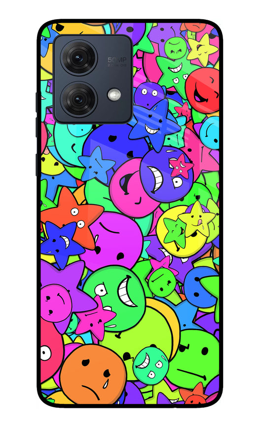 Fun Doodle Moto G54 5G Glass Case