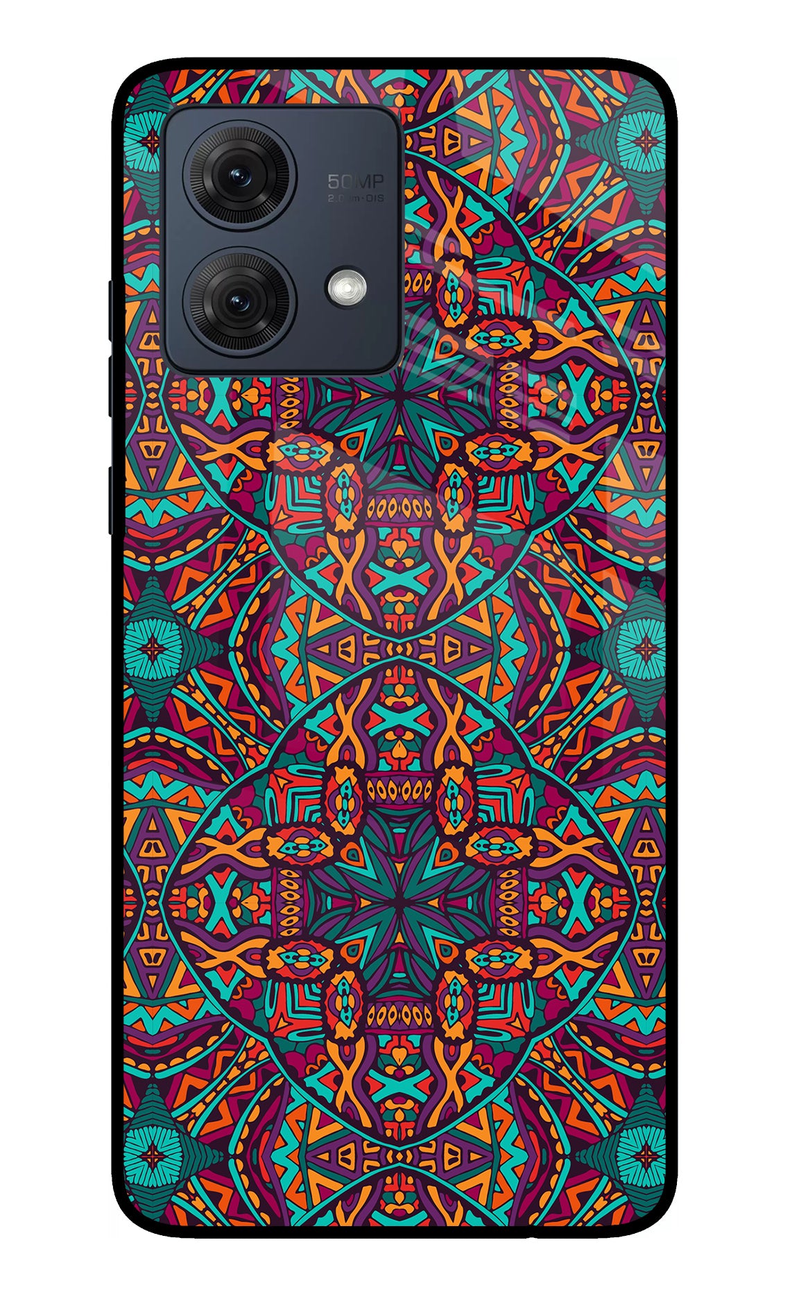 Colour Mandala Moto G54 5G Glass Case