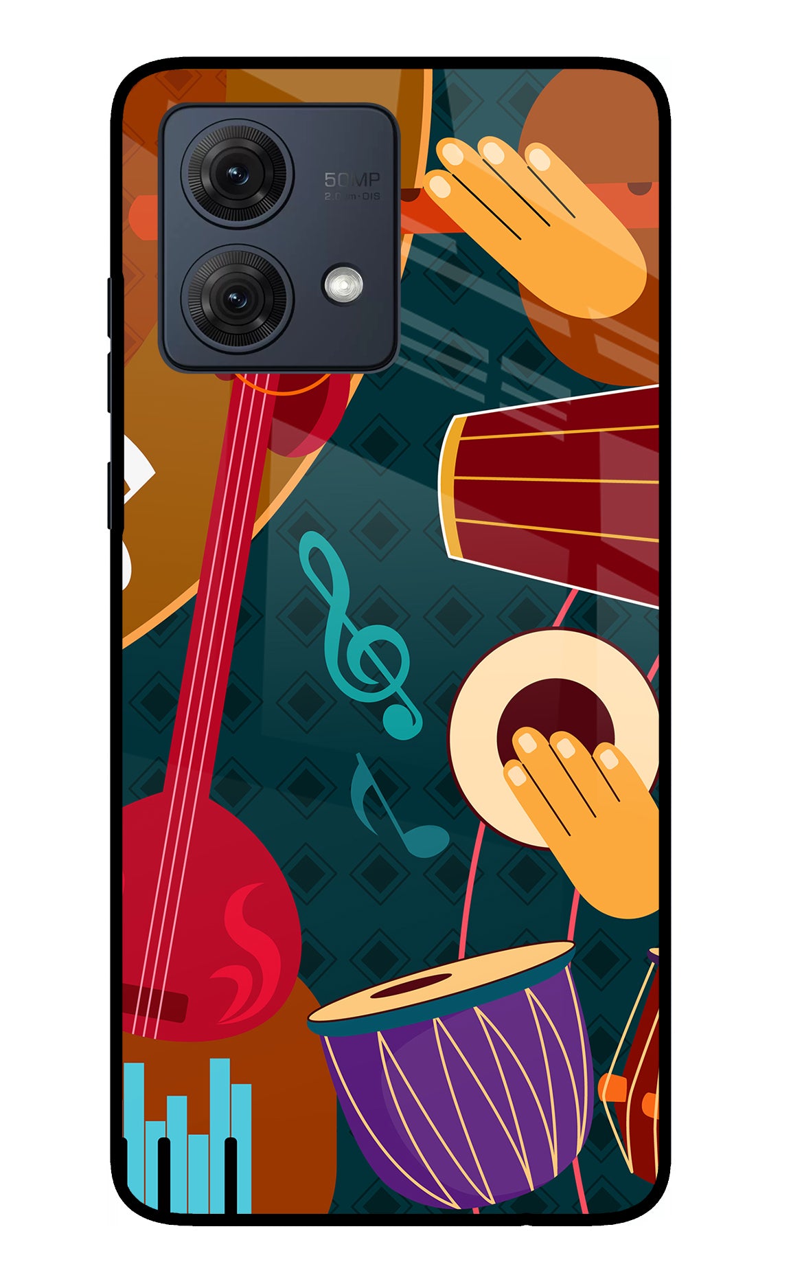 Music Instrument Moto G54 5G Glass Case