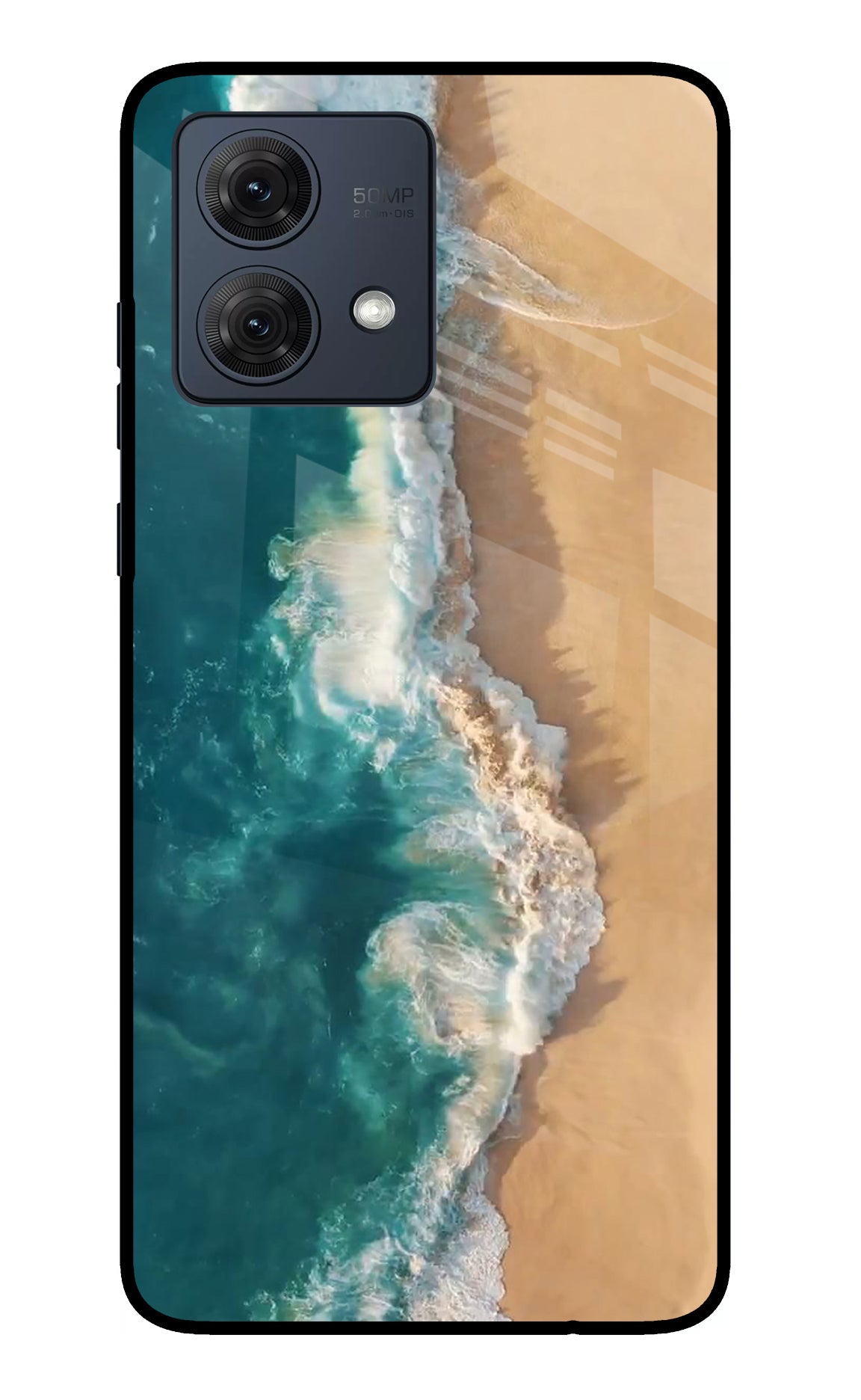 Ocean Beach Moto G54 5G Glass Case