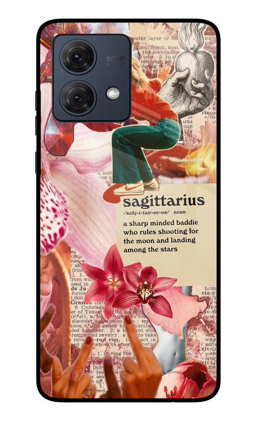 Sagittarius Zodiac Moto G54 5G Glass Case