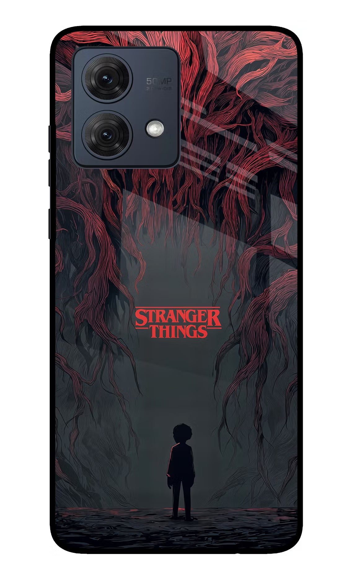 Ordinary Things Dark Side Moto G54 5G Glass Case Back Cover by Casekaro