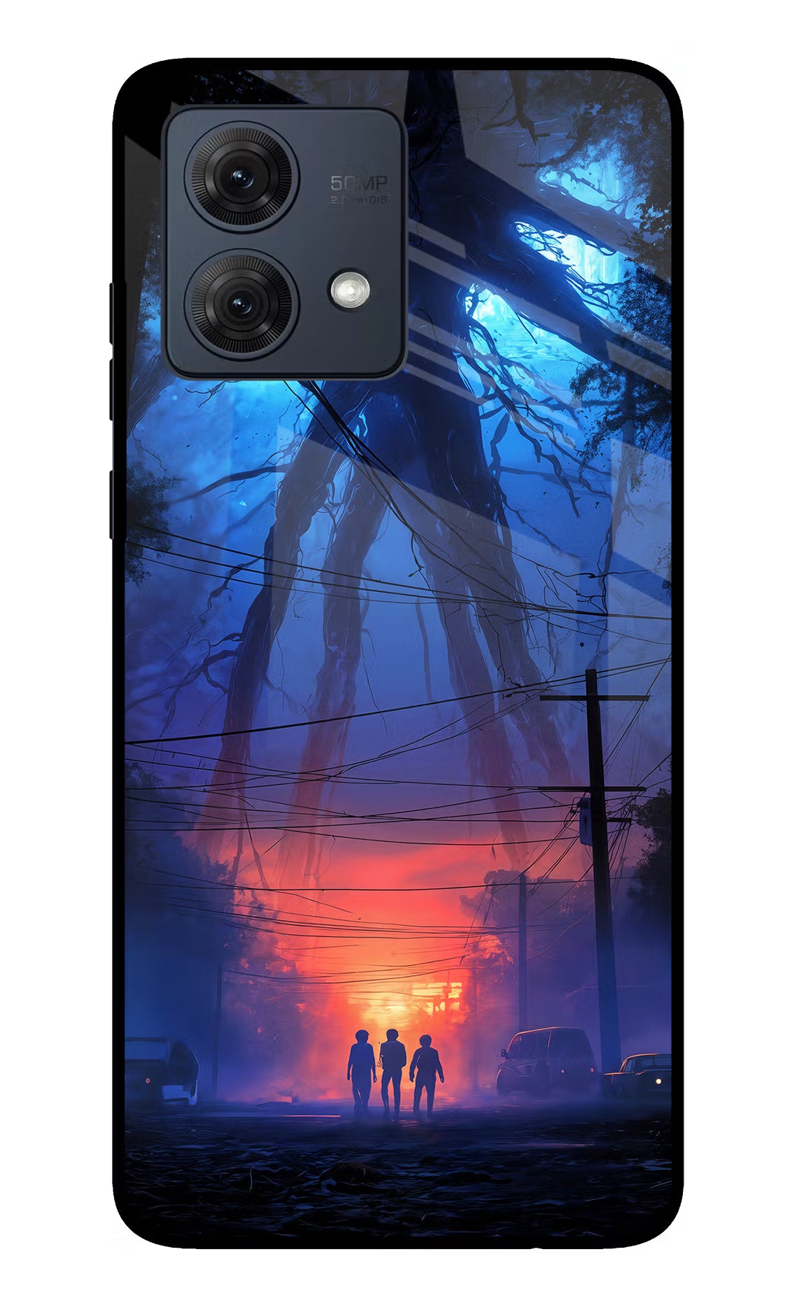 Ordinary Things Shadow Moto G54 5G Glass Case Back Cover by Casekaro