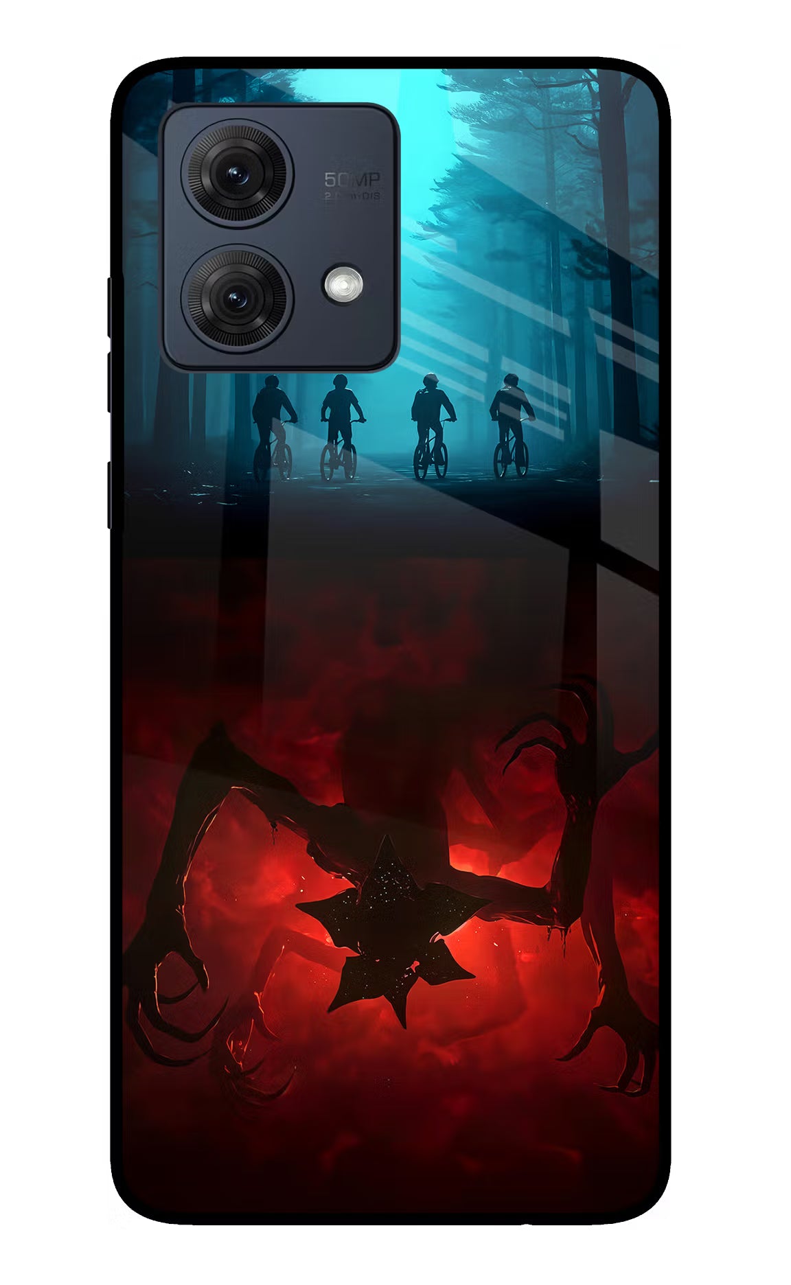 Ordinary Things Downside Up Moto G54 5G Glass Case Back Cover by Casekaro
