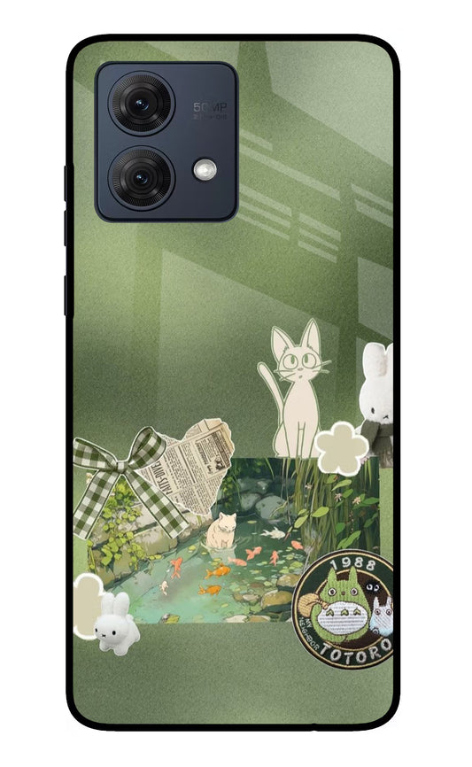 Aesthetic anime Moto G54 5G Glass Case