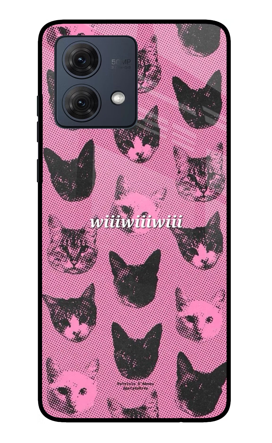 Pink Cats Moto G54 5G Glass Case