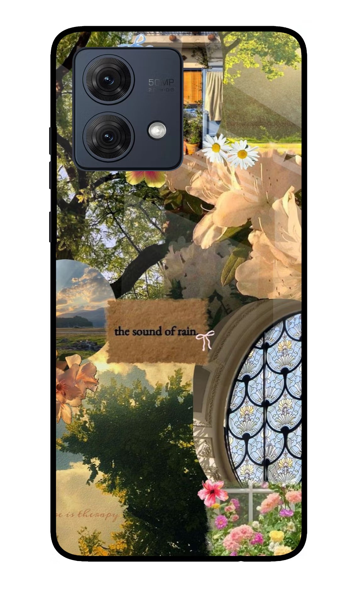 Rain Moto G54 5G Glass Case