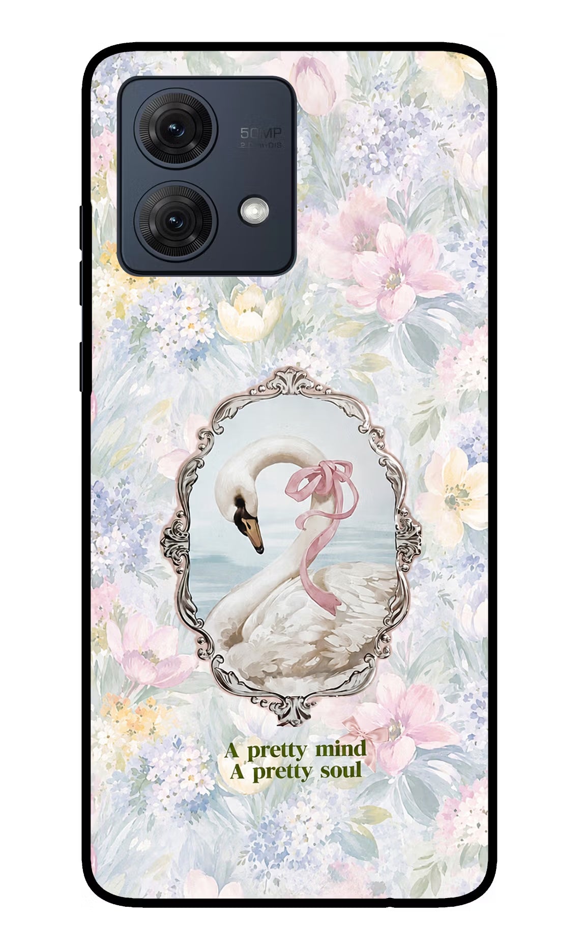 Pretty Mind Pretty Soul Moto G54 5G Glass Case