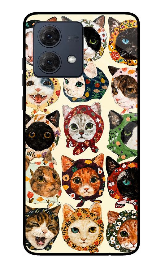 Cool Cat Moto G54 5G Glass Case