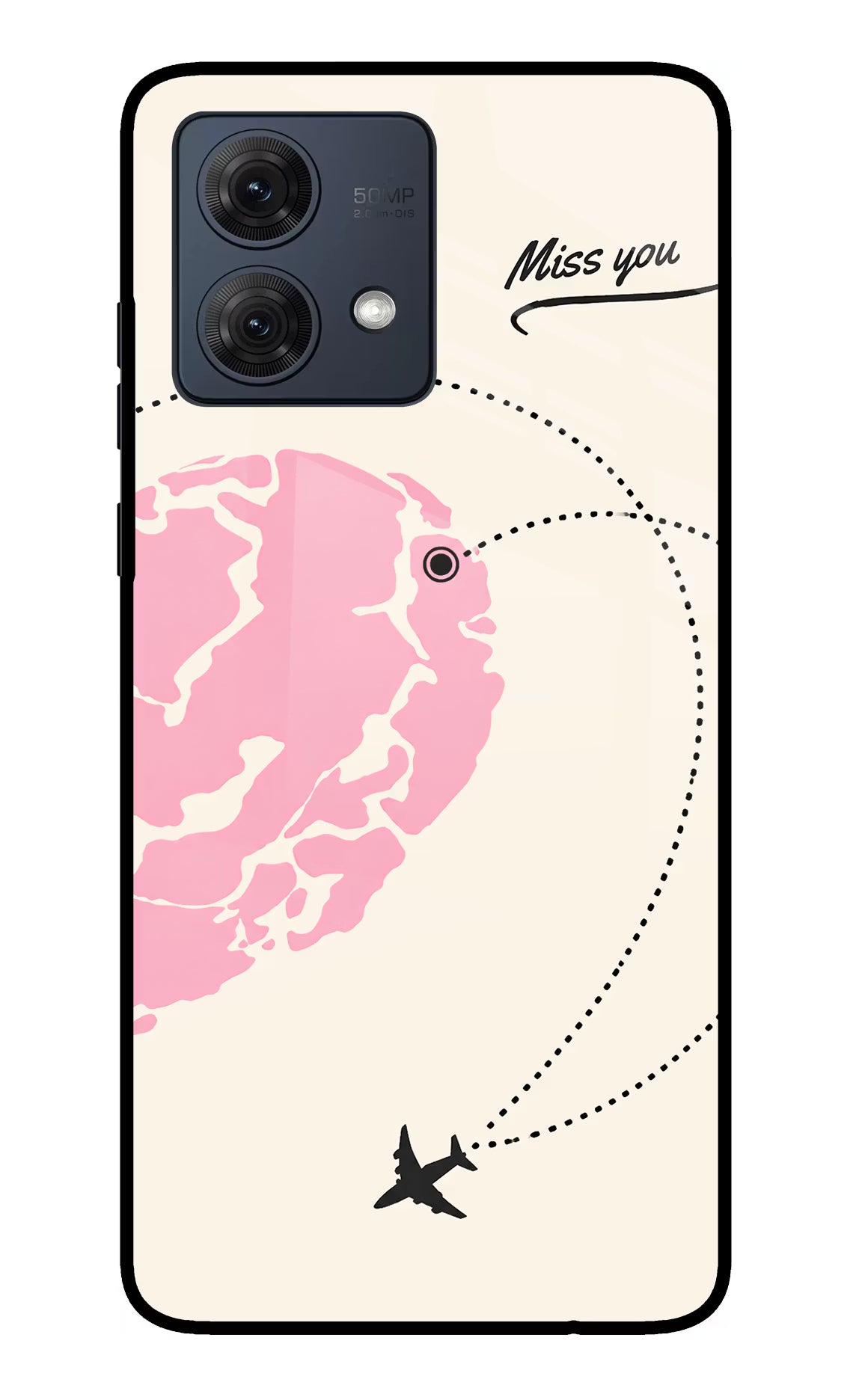 Miss Orbit Moto G54 5G Glass Case