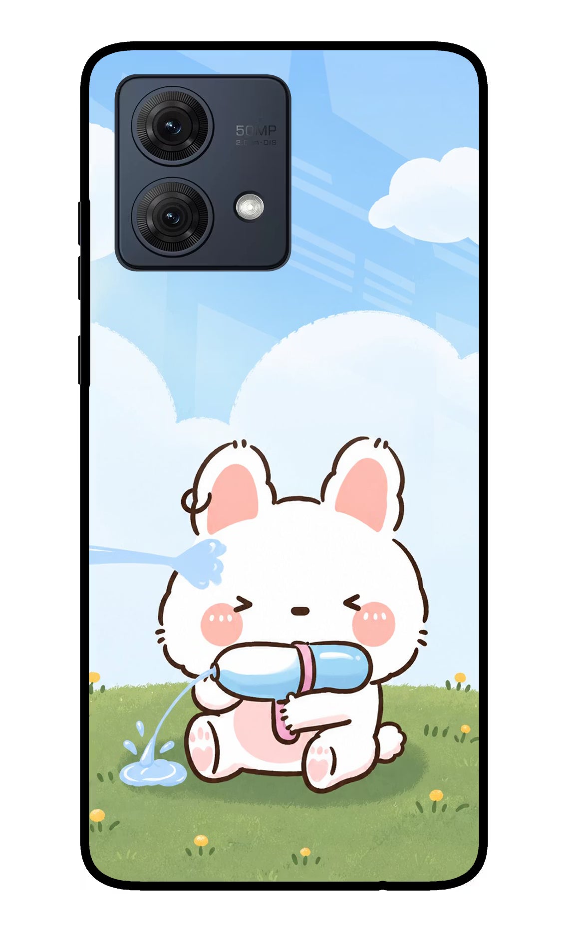 Bunny Treat Moto G54 5G Glass Case