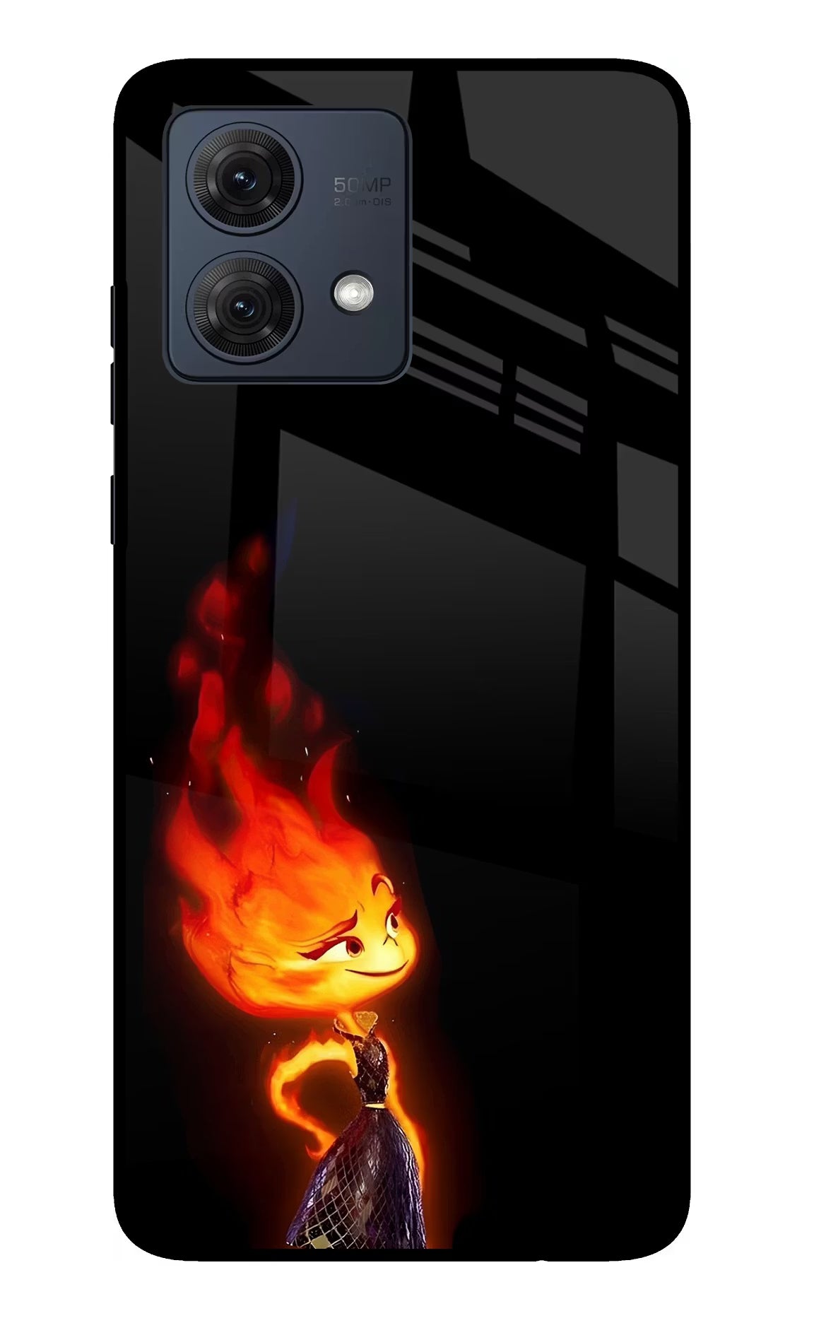 Ember Flame Moto G54 5G Glass Case