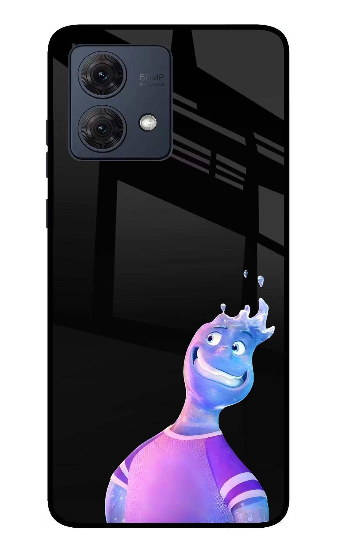 Wade Wave Moto G54 5G Glass Case Back Cover by Casekaro