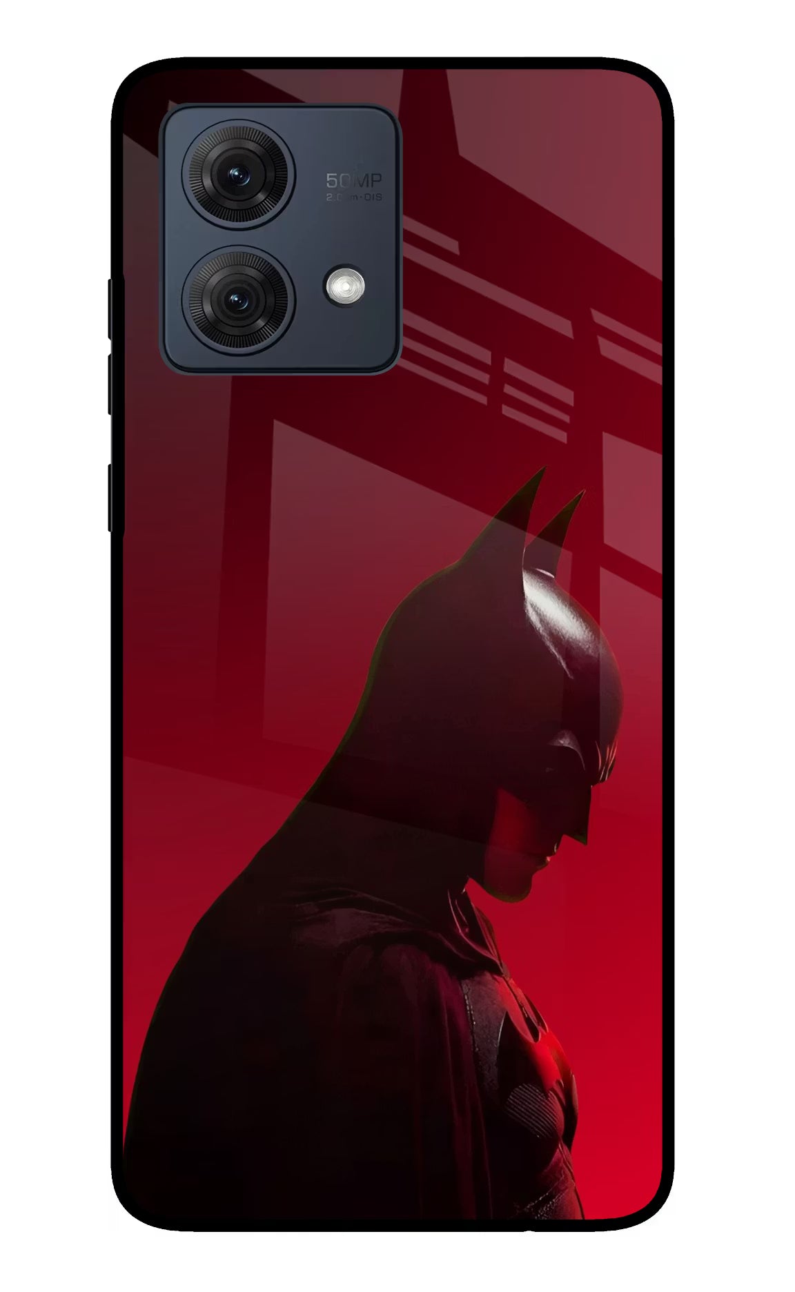 Dark Knight Moto G54 5G Glass Case Back Cover by Casekaro