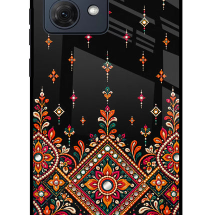 Noir Mehfil Moto G54 5G Glass Case