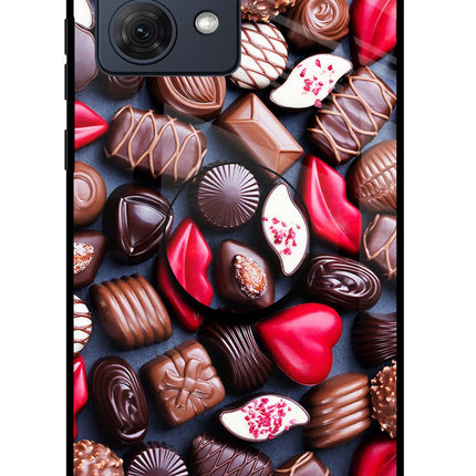 Chocolates Moto G54 5G Pop Case by Casekaro