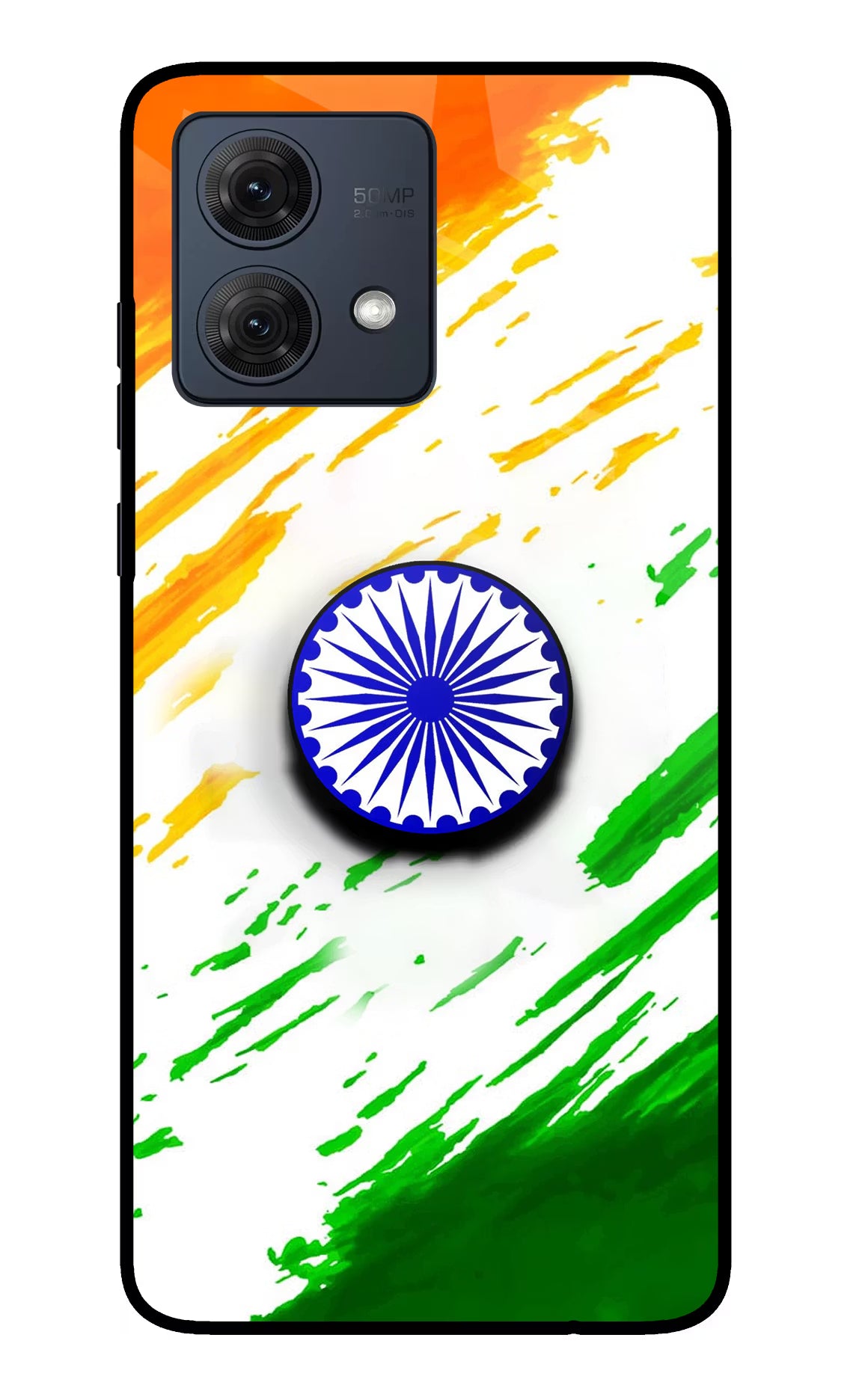 Indian Flag Ashoka Chakra Moto G54 5G Pop Case by Casekaro