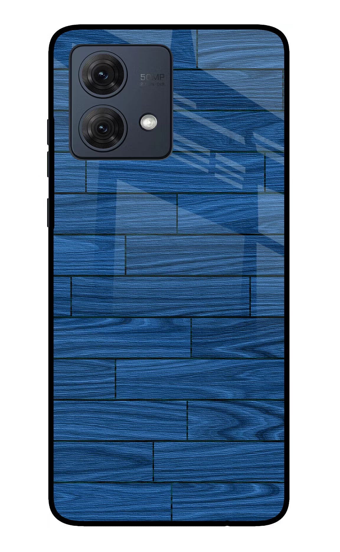 Wooden Texture Moto G84 5G Glass Case Back Cover by Casekaro